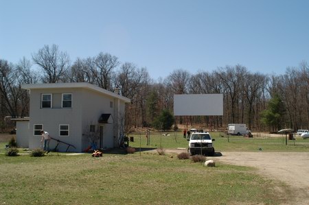 M-37 Drive-In Theatre - Projection Rear - Photo From Water Winter Wonderland